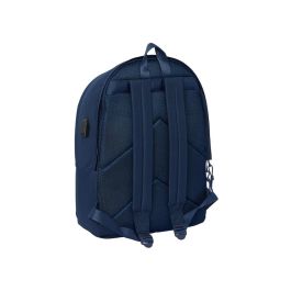 Mochila Safta Doble Para Portatil 15,6-' + Usb Real Madrid Girl 440x310x180 mm