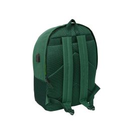 Mochila Safta Doble Para Portatil 15,6-' + Usb Resistente Agua Real Betis Balompie 440x310x180 mm