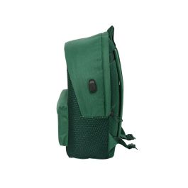 Mochila Safta Doble Para Portatil 15,6-' + Usb Resistente Agua Real Betis Balompie 440x310x180 mm