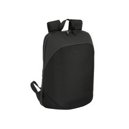 Mochila sistema reduccion de peso safta business "black" 30x44x16 cm Precio: 68.97375100000001. SKU: B1D47B3TTS