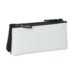 Neceser de Viaje Real Madrid C.F. Blanco Gris Deportivo 22 x 10 x 8 cm