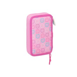 Plumier Escolar Safta Doble Pequeño 28 Piezas Gabby S Dollhouse Party 195x125x40 mm