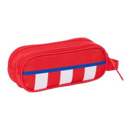 Bolso Escolar Portatodo Safta Doble Atletico De Madrid 80x210x60 mm