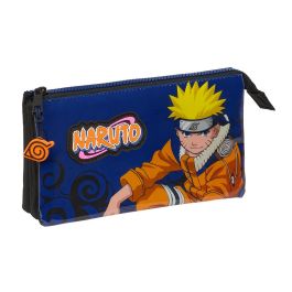 Bolso Escolar Portatodo Safta Triple Naruto Ninja 120x220X30 mm