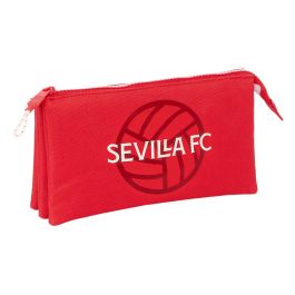 Bolso Escolar Portatodo Safta Triple Sevilla F.C. Corporativa 120x220X30 mm