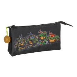 Bolso Escolar Portatodo Safta Triple Tortugas Ninja 120x220x30 mm Precio: 13.9149996612. SKU: B1KG8DGW5R