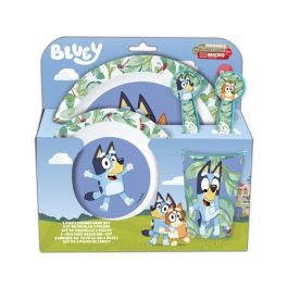 Set de plato,cuenco,vaso,cuhara y tenedor bluey.(apto para microondas) Precio: 11.434621. SKU: B16AK2ZBJL