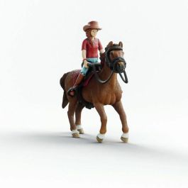 Schleich 42711 Figuras de Hannah y Cayenne Horse Club para niños y niñas a partir de 4 años