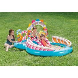 Intex Centro de Juegos Acuático Candy Kingdom para Niños con Tobogán, Fuente, 295x191x130cm, 206L Intex Centro de Juegos Acuático Candy Kingdom para Niños con Tobogán, Fuente, 295x191x130cm, 206L