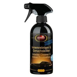 Autosol SOL11007500 Limpiador de Interiores de Vehículos y Neutralizador de Olores para Plásticos, Tapizados y Cuero Liso Spray 500 mL Precio: 9.68999944. SKU: S3721801