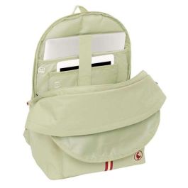 El Ganso Basics Mochila Doble para Portátil 15,6" con USB, Beige, 31x44x18 cm