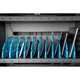 Digitus Carrito de Carga Móvil para 30 Portátiles/Tablets hasta 15.6 Pulgadas con USB-A, Negro