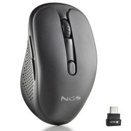 Ratón Inalámbrico NGS Evo Mix silencioso/ Batería recargable/ Hasta 3200 DPI/ Negro Precio: 23.68999952. SKU: B1B8ZRQNT2