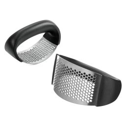 Kinvara Picador de Ajo Manual Negro/Plata de Acero Inoxidable 430 S-S y PP – 11x7x5 cm (Set de 24) Precio: 51.58956. SKU: B1FRT22GP5