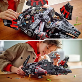 LEGO Star Wars 75389 El Halcón Negro - Vehículo construible para niños y fans - Regalo