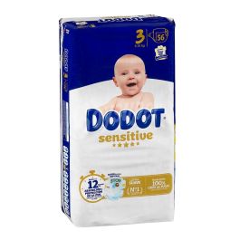Dodot Pañales Sensitive Talla 3 para Bebés de 6 a 10 kg, 56 Unidades Precio: 27.50000033. SKU: S0585318