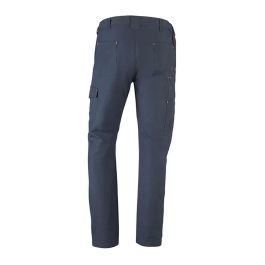 Juba Pantalón de Trabajo Multibolsillos Road Elástico Unisex Azul Marino Talla M
