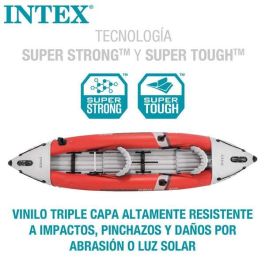 Intex Kayak Excursion Pro 384x94x46 cm Incluye Remos Aluminio y Bomba