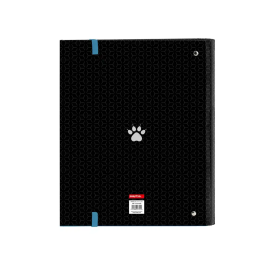 Carpeta de anillas Kelme Iron Negro 27 x 32 x 3.5 cm