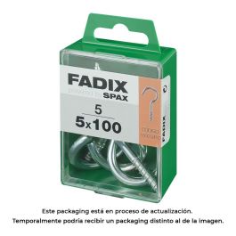 Fadix 10923410 Hembrilla Abierta Acero Zincado 5.0 x 100 mm Caja 5 Unidades Precio: 2.59000016. SKU: S7913541