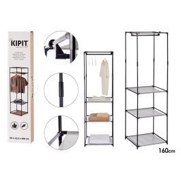 Kipit Armario Abierto Sencillo 160 cm Negro/Gris (Set de 6) Precio: 82.58999958. SKU: S3609403