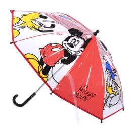 Paraguas Mickey Mouse Rojo (Ø 66 cm)