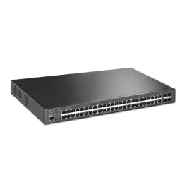 TP-Link TL-SG3452XP JetStream PoE Switch Gestionado L2+ Gigabit Ethernet (10/100/1000) Energía sobre Ethernet (PoE) 1U Negro