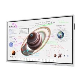 Samsung WM75B pizarra y accesorios interactivos 190,5 cm (75") 3840 x 2160 Pixeles Pantalla táctil Gris USB / Bluetooth