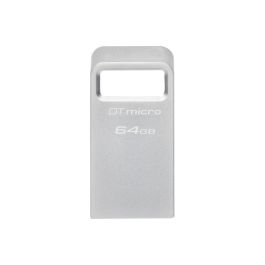 Kingston Technology DataTraveler Micro unidad flash USB 64 GB USB tipo A 3.2 Gen 1 (3.1 Gen 1) Plata Precio: 14.95000012. SKU: B1978H396Q