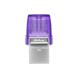 Memoria USB Kingston microDuo 3C Negro Morado 64 GB Precio: 14.95000012. SKU: B1GK66DP8Z