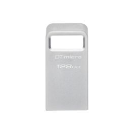 Kingston Technology DataTraveler Micro unidad flash USB 128 GB USB tipo A 3.2 Gen 1 (3.1 Gen 1) Plata Precio: 20.9500005. SKU: S55156861