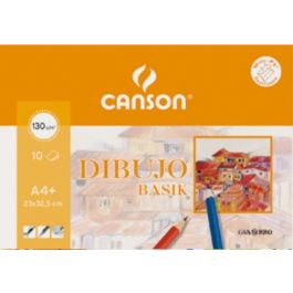Canson Minipack Dibujo Basik 10 Hojas Liso 130 gr. 21x29,7 cm -Sobre Unitario- Precio: 1.9499997. SKU: B1JYCM8FN7
