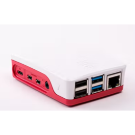 Raspberry Pi 1876751 accesorio para placa de desarrollo Funda Rojo, Blanco