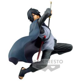BANPRESTO Figura Uchiha Sasuke Boruto Naruto Next Generations Vibration Stars 14cm PVC
