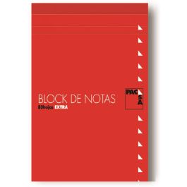 PACSA Bloc notas con tapa 80h 60g cuadricula 4x4 folio