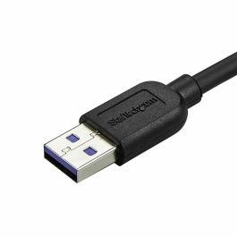 Cable USB a micro USB Startech USB3AU1MLS Negro 1 m