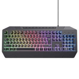 Trust teclado gtx 836 evocx gaming cable usb multimedia luces rainbow led negro Precio: 23.94999948. SKU: B1JZCE5NA4