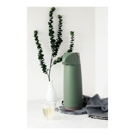 Tramontina Termo con Sifón Exata Verde 1,8 l Polipropileno Interior Cristal Asa Beige