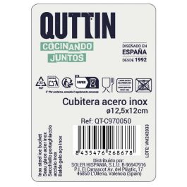 Cubitera de acero inoxidable 12.5 cm Crocodile Q - Inde (12 Unidades) Cubitera de acero inoxidable 12.5 cm Crocodile Q - Inde (12 Unidades)