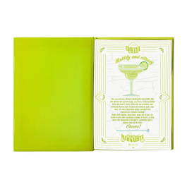 Belius Cocktails Margarita Bolígrafo y Wallet Aluminio Verde Lima Plateado con Relieve, Tinta Azul, Caja Incluida