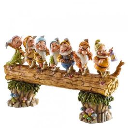 Enesco Figura Disney Los Siete Enanitos de Resina Pintada a Mano, 21 cm