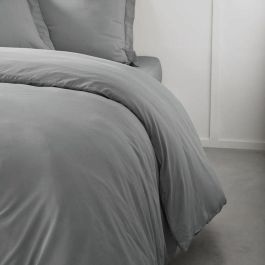 Today TOD3574643505040 Cubierta de Edredón Esencial 100% Algodón, 220x240 cm, Para 2 Personas, Color Acero