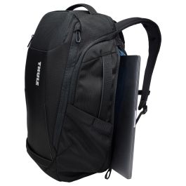 THULE Mochila Accent 28L TACBP2216 Negro, Mochila Urbana Unisex para Portátil hasta 16", Poliéster 100% Reciclado