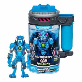 Figura mr. beast figuras mutantes 14 cm ¡añade líquido, pulsa el escáner dactilar y revela tu mutador! - modelos surtidos