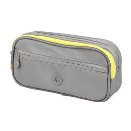 Estuche Portatodo Antartik Fusion Flex 3 Cremalleras Griscompañero Mochila 100x60x220 mm0 mm