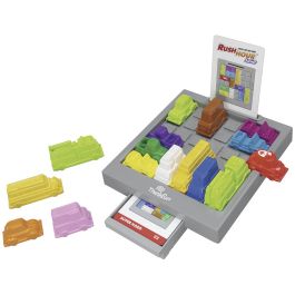 Think Fun 76602 Rush Hour Junior Refresh - Juego de mesa de lógica y puzzle de atasco de tráfico con coche de bomberos para niños +5 años