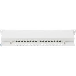 Digitus Patchpanel 16 Puertos CAT6 RJ-45 para Montaje en Rack 1U, Acero Galvanizado, Clase E, Color Gris