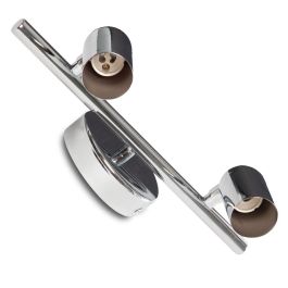 Aplique de Pared 2 Focos GU10 Orientable Georgia Sin Lámpara para Salón Dormitorio Tienda Aluminio [HO-APL-GU10-003] Precio: 13.50000025. SKU: B16QZYYYJG