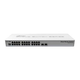Switch Router Mikrotik CRS326-24G-2S+RM 26 Puertos/ RJ45 10/100/100/ SFP/ PoE Precio: 215.94999954. SKU: B1DX984ZY8