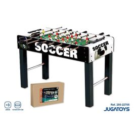 Futbolín madera incluye 2 bolas y marcadores de puntuación 121x61x79cm